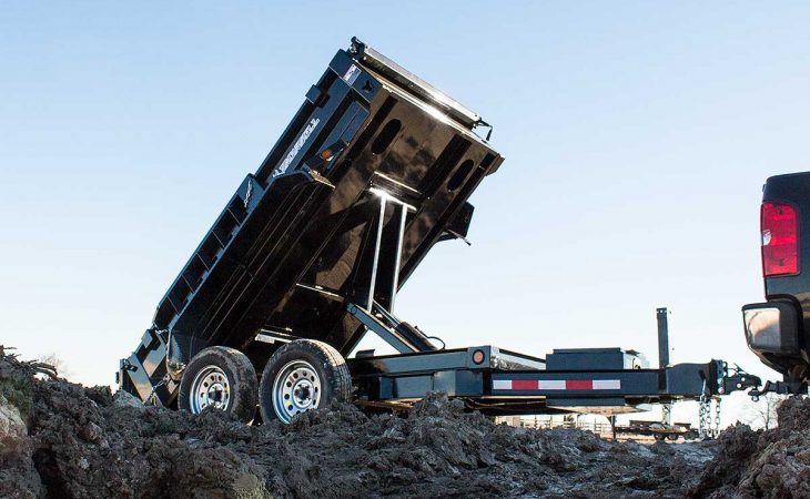 iron bull dtb510 dump truck trailer