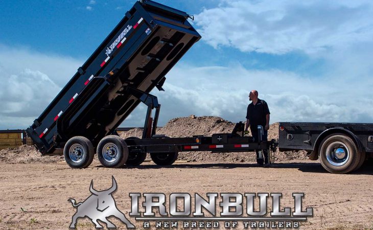 iron bull dwb714 14K dump truck trailer