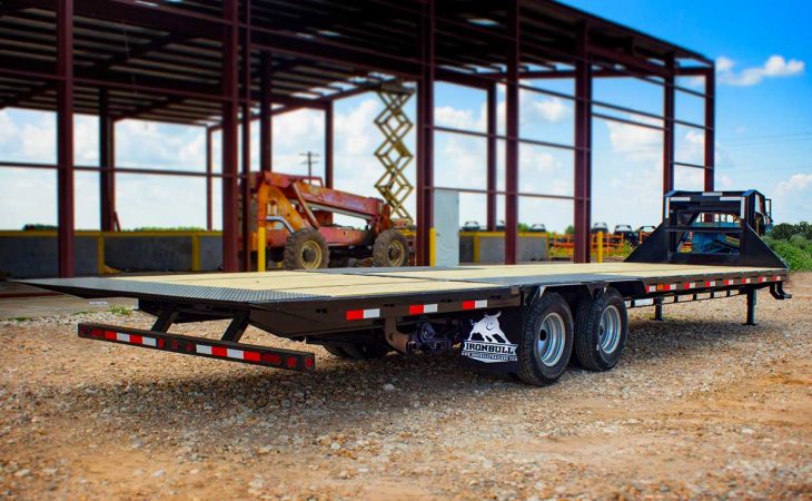 iron bull low-pro hydraulic dove tail equipment truck trailer FHG02