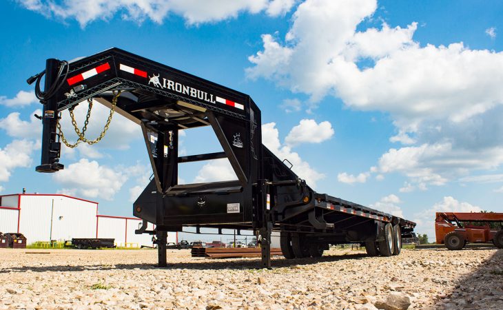 iron bull low-pro hydraulic dove tail equipment truck trailer FHG05