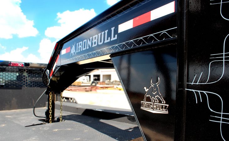 iron bull low-pro hydraulic dove tail equipment truck trailer FHG06