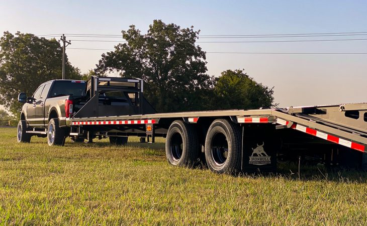 iron bull low-pro gooseneck truck trailer FLG2206