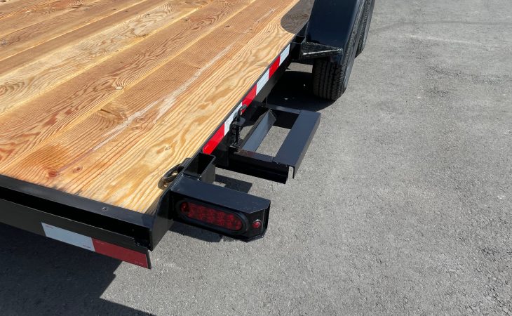 iron panther 7x18 7K flatbed truck trailer