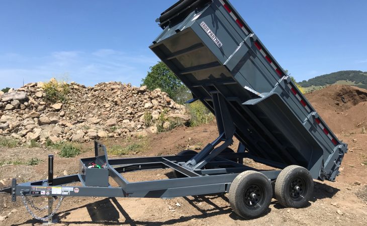 Iron Panther 6x12 10K Dump Trailer - Dump Trailers | Campway's Truck