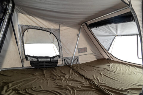 Interior of Rough Country Hard Shell Roof Top Tent 