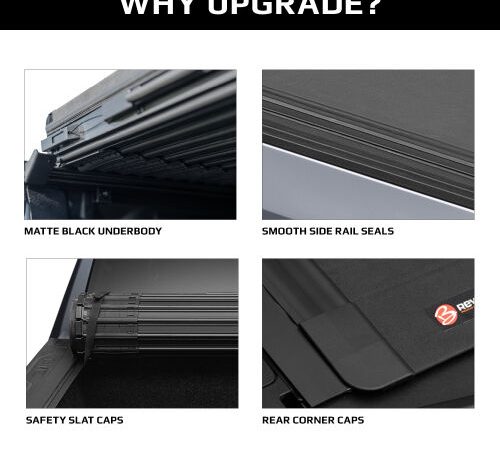 reasons why you should upgrade your truck bed cover including underbody protection, smooth side rail seals, safety slat caps, and corner caps