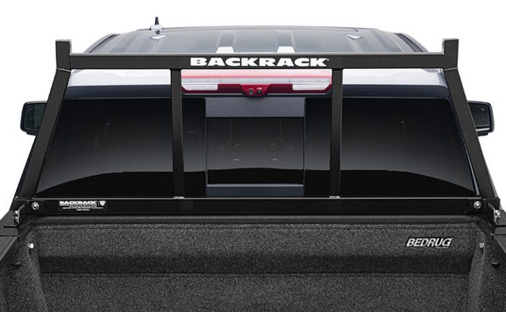 backrack open frame mounted truck rack